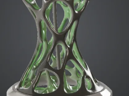 Organic Voronoi Headphone Stand
