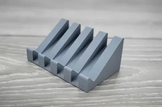 Slanted Soap Holder + Tray