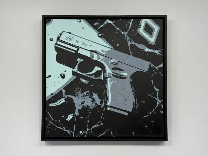 Hand gun Hueforge - Glossy at Night