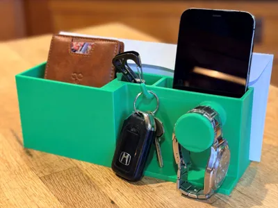Cubby Organizer for Keys, Wallet, Watch and Phone