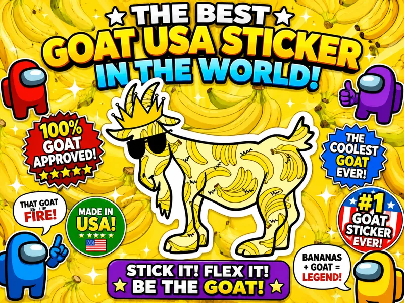 Goat USA Keychain-Bananas