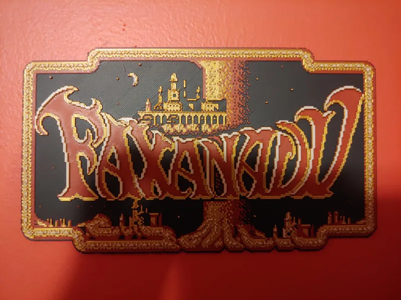 Faxanadu Title Screen Hueforge