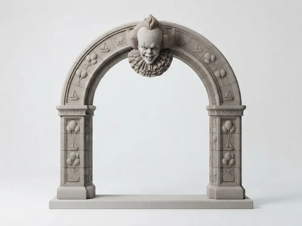 Jester's Portal Arch - Free 3D Print Model - MakerWorld
