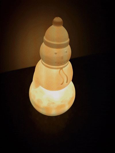 Teelichtschneemann 