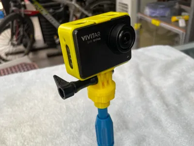Vivitar 917 Action Camera Case with GoPro Mount Interface 
