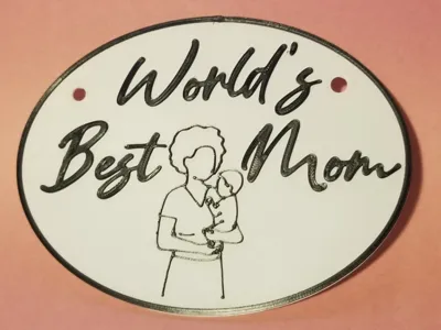 World's Best Mom Sign