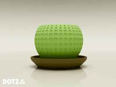 Planter pot with plate