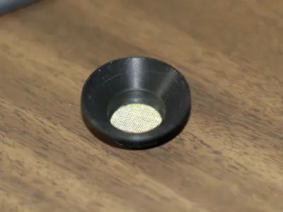 Paint strainer for 1-oz jars