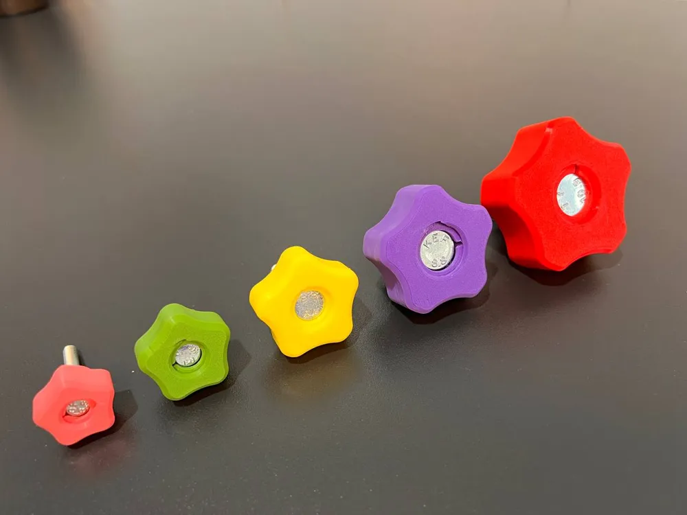 Knob for metric screw M5 to M12 - MakerWorld 3D Model | 3Drop