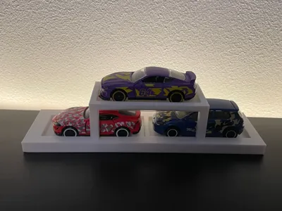 Hot Wheels Display/Stand For Three Cars