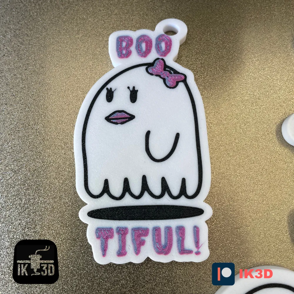 SET OF 3 FUNNY GHOST KEYCHAINS by IK3Digital MakerWorld