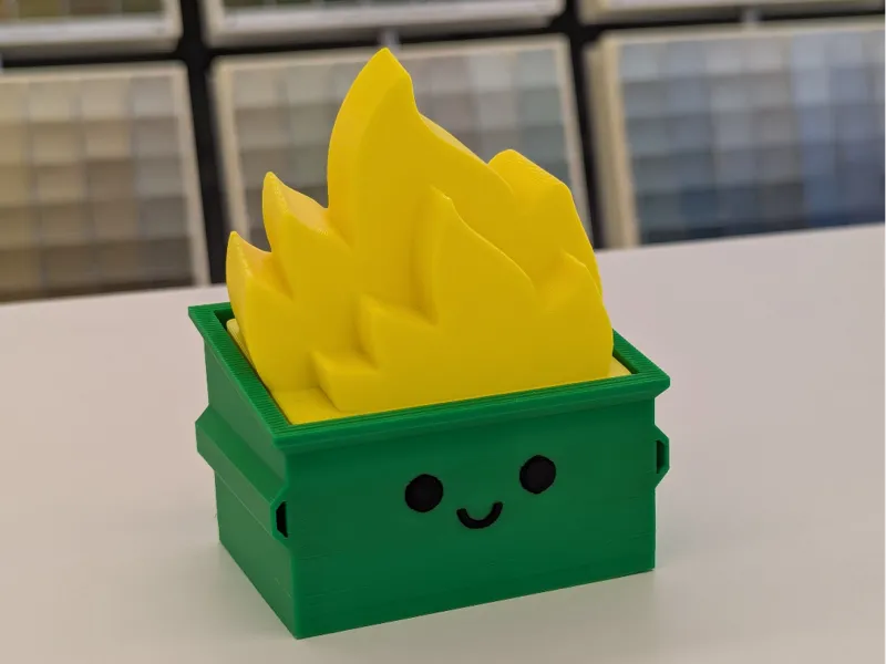 This is Fine Dumpster Fire Storage Box