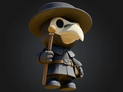 Plague Doctor Figurine