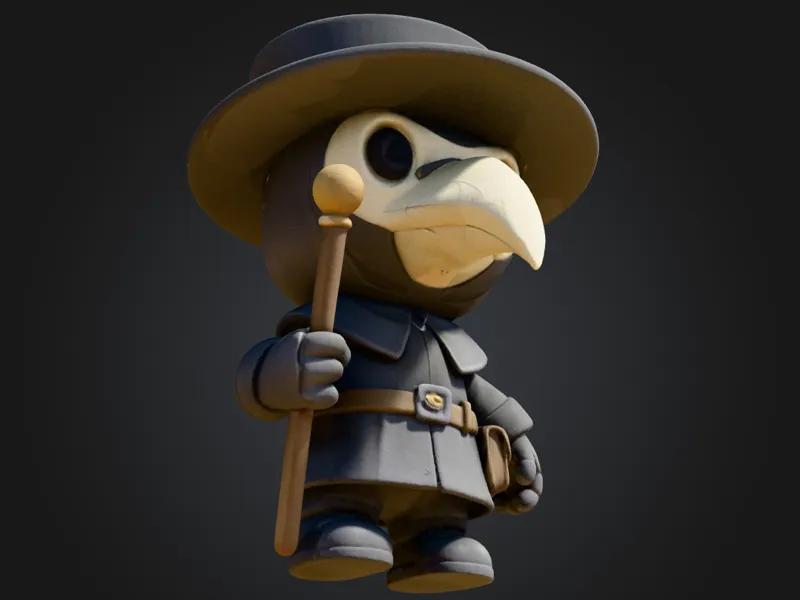 Plague Doctor Figurine