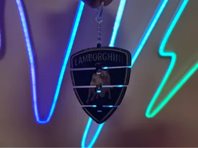 Flexi Lamborghini Keychain