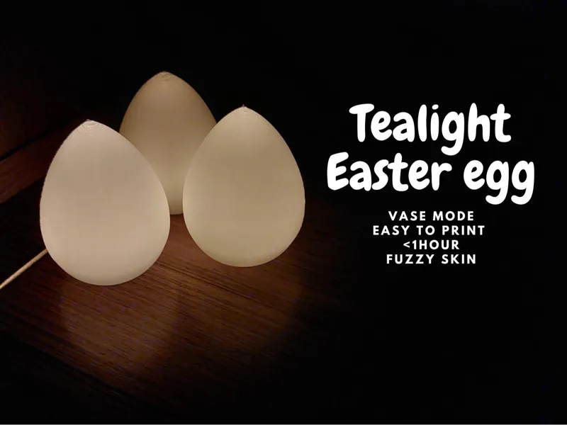 Tealigh Easter Egg Spiral Vase mode