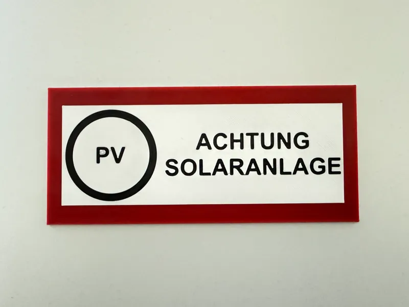 Achtung Solaranlage