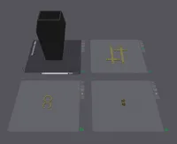Size 100% 3D Effect Plate for the cross