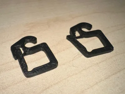 curtain hook - Gardinenhaken - for 4mm rod/clip