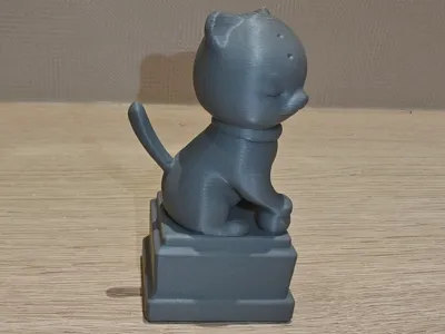 Mewgenics Monk Cat Stone Lion Model