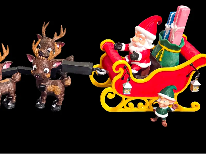Christmas Sleigh and Reindeer