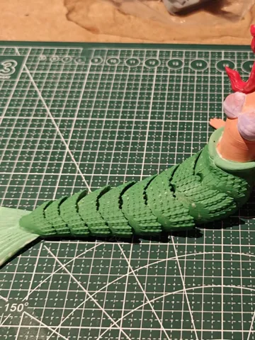 Figura decorativa: Mermaid Figure – Static + Articulated Versions — vista de referencia 2
