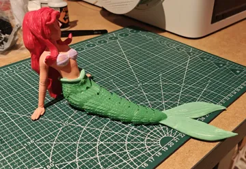Figura decorativa: Mermaid Figure – Static + Articulated Versions — vista de referencia 4