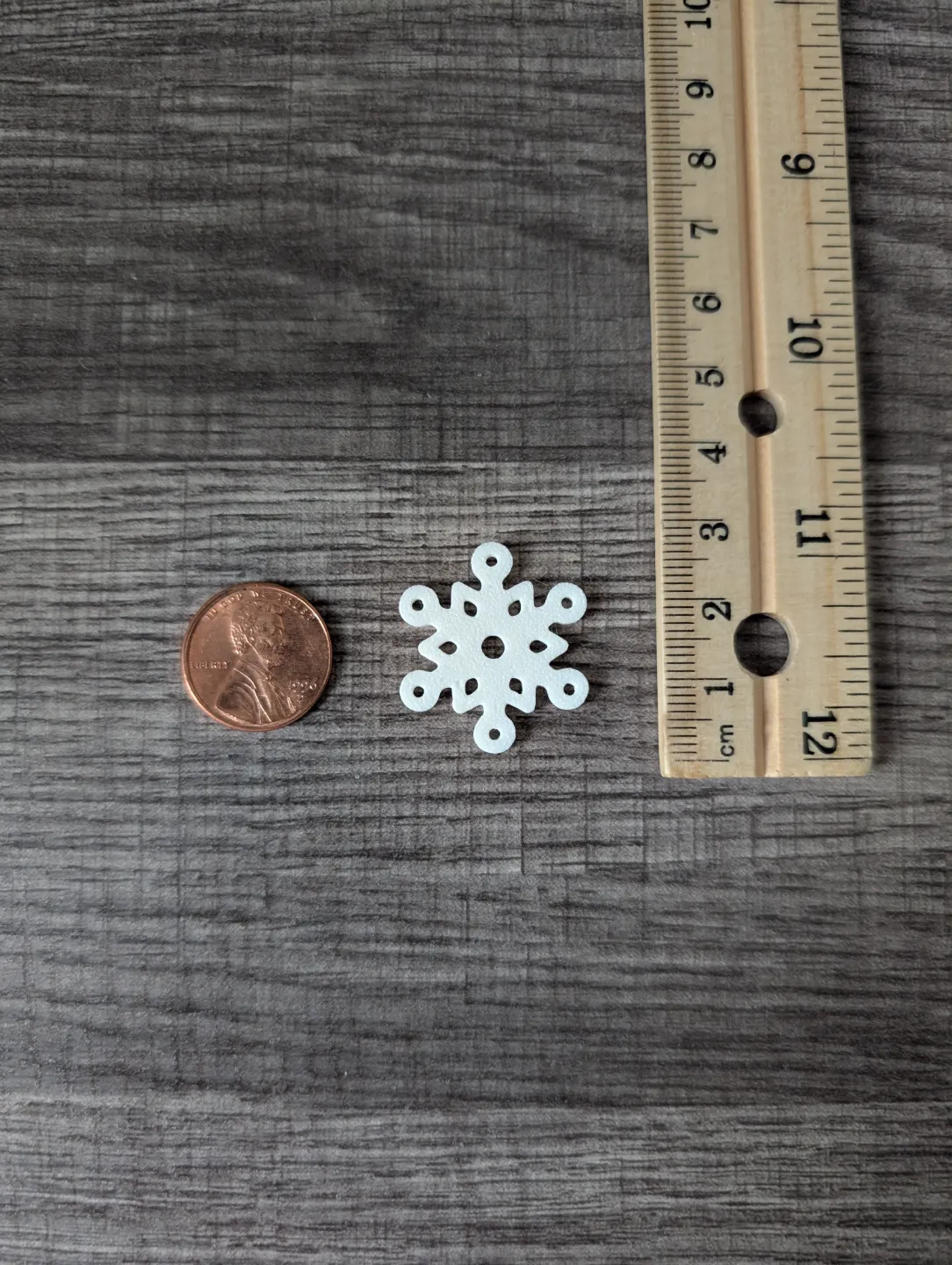Tiny Snowflake, set of 30, Earrings, Keychains view 3