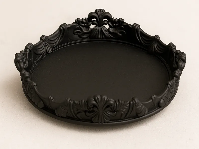Baroque gotic tray "Elegance"
