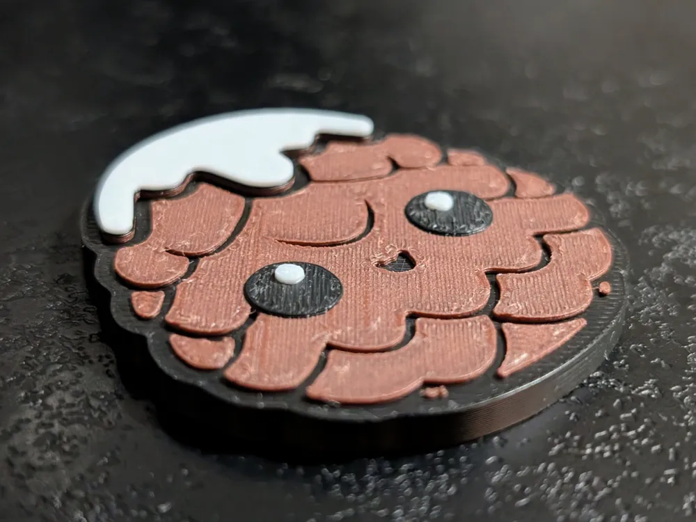 Cute Christmas Magnets Pt. 5 - layered & embossed! - Free 3D Print ...