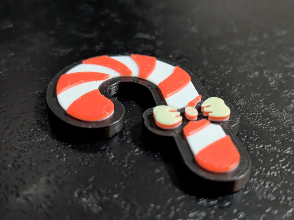 Cute Christmas Magnets Pt. 5 - layered & embossed! - Free 3D Print ...