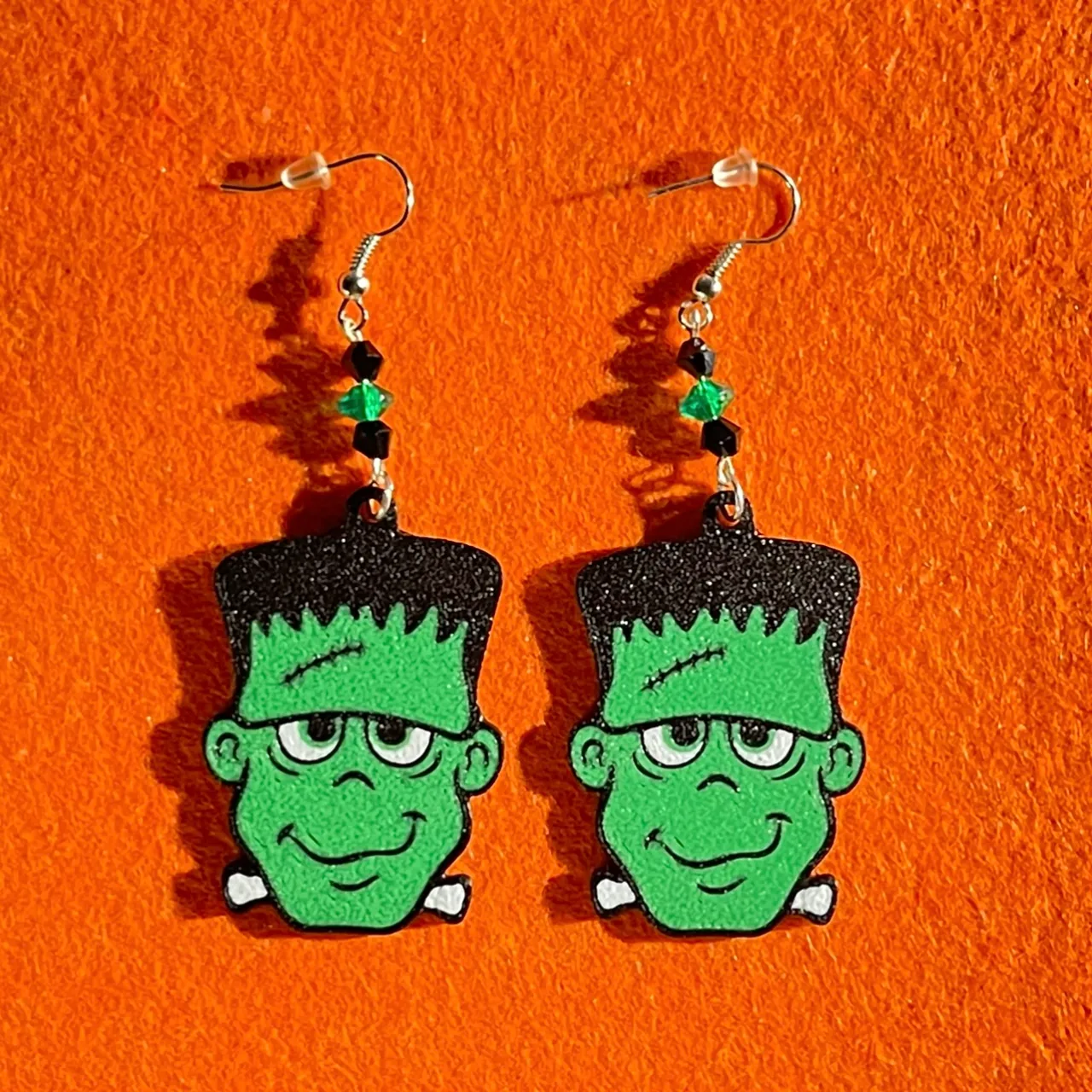 Frankenstein Earrings view 2