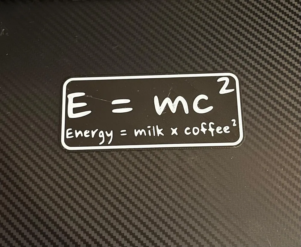 Coffee Machine Sign Fun Sign Funny coffee sign by Fiete G. Schütte - MakerWorld