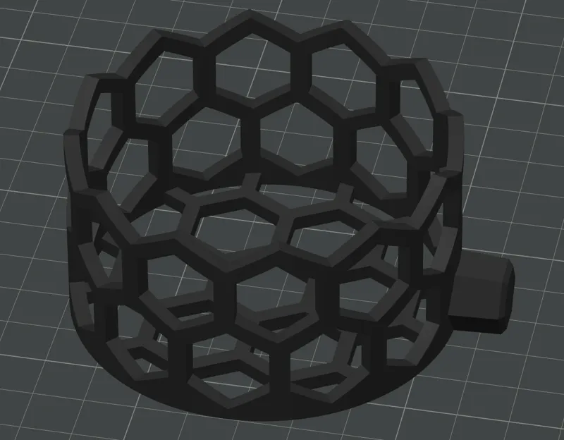 3D Printable Spray Can Holder for Honeycomb Storage Wall (70 mm Diameter)