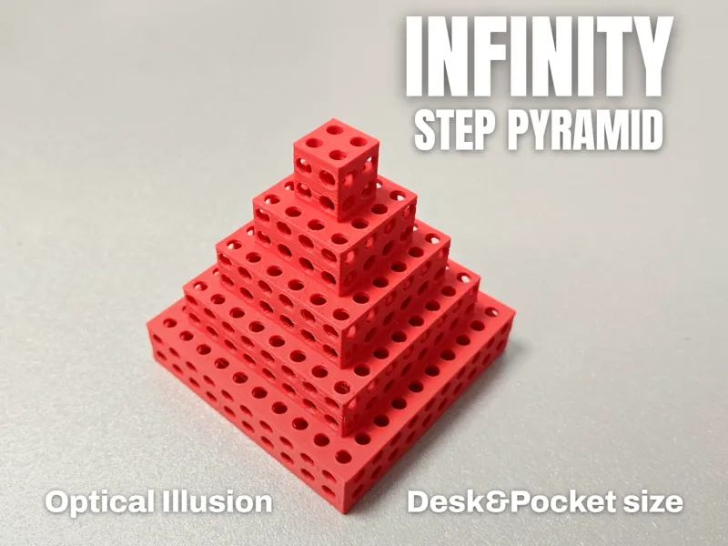Infinity Step Pyramid - Optical Illusion