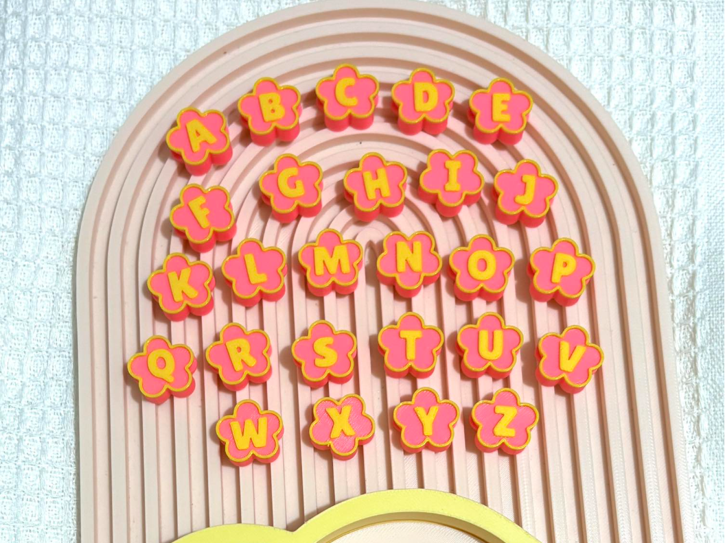 Flower Pop Chunky Letters