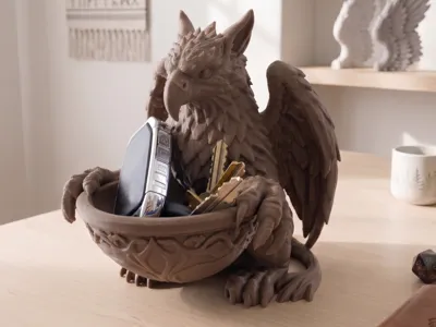 Mythical Griffin Key Bowl