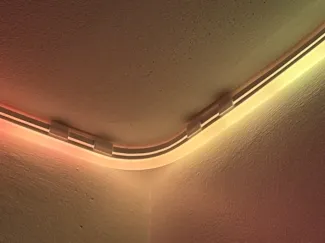 Wall Mount Clip for Led with no damage, no screw