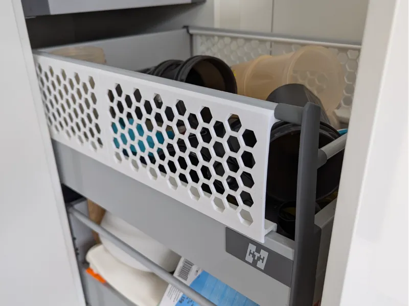 Kitchen drawer walls (fits common brands)