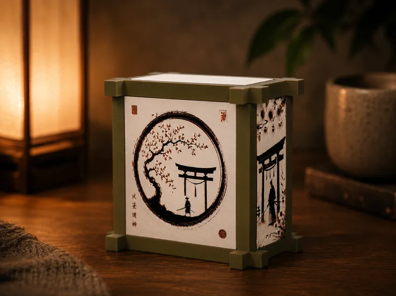 Samurai Coin Piggy Bank Sakura , Kanagawa Hueforge
