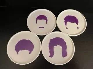 Queen Coasters (minimalist)