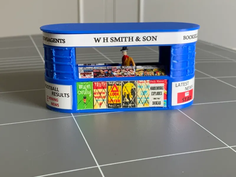 Vintage Newsstand, Diorama