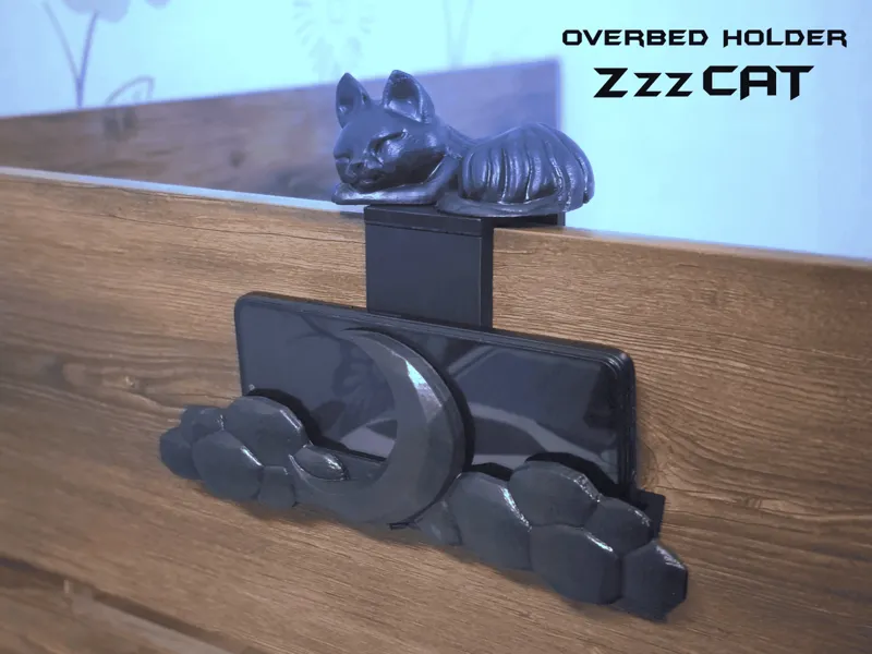 ZzzCat Overbed Phone Holder, No Support