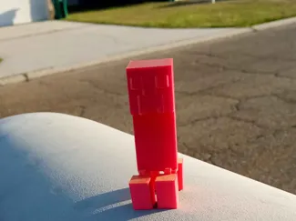 Articulated Minecraft Creeper