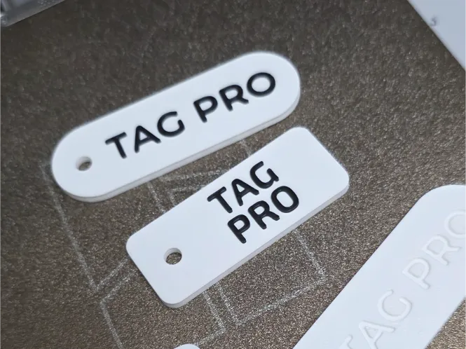 Parametric Capsule Tag / Keychain