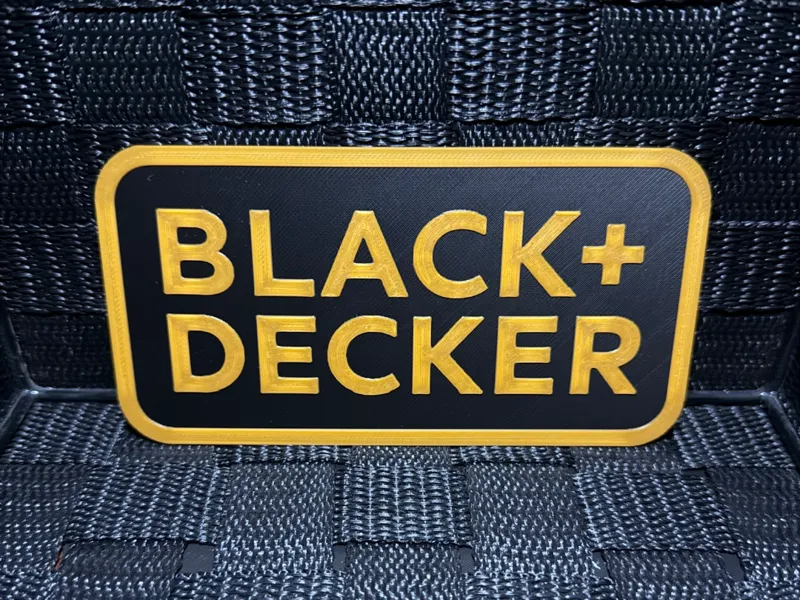 Black & Decker Logo - Hueforge