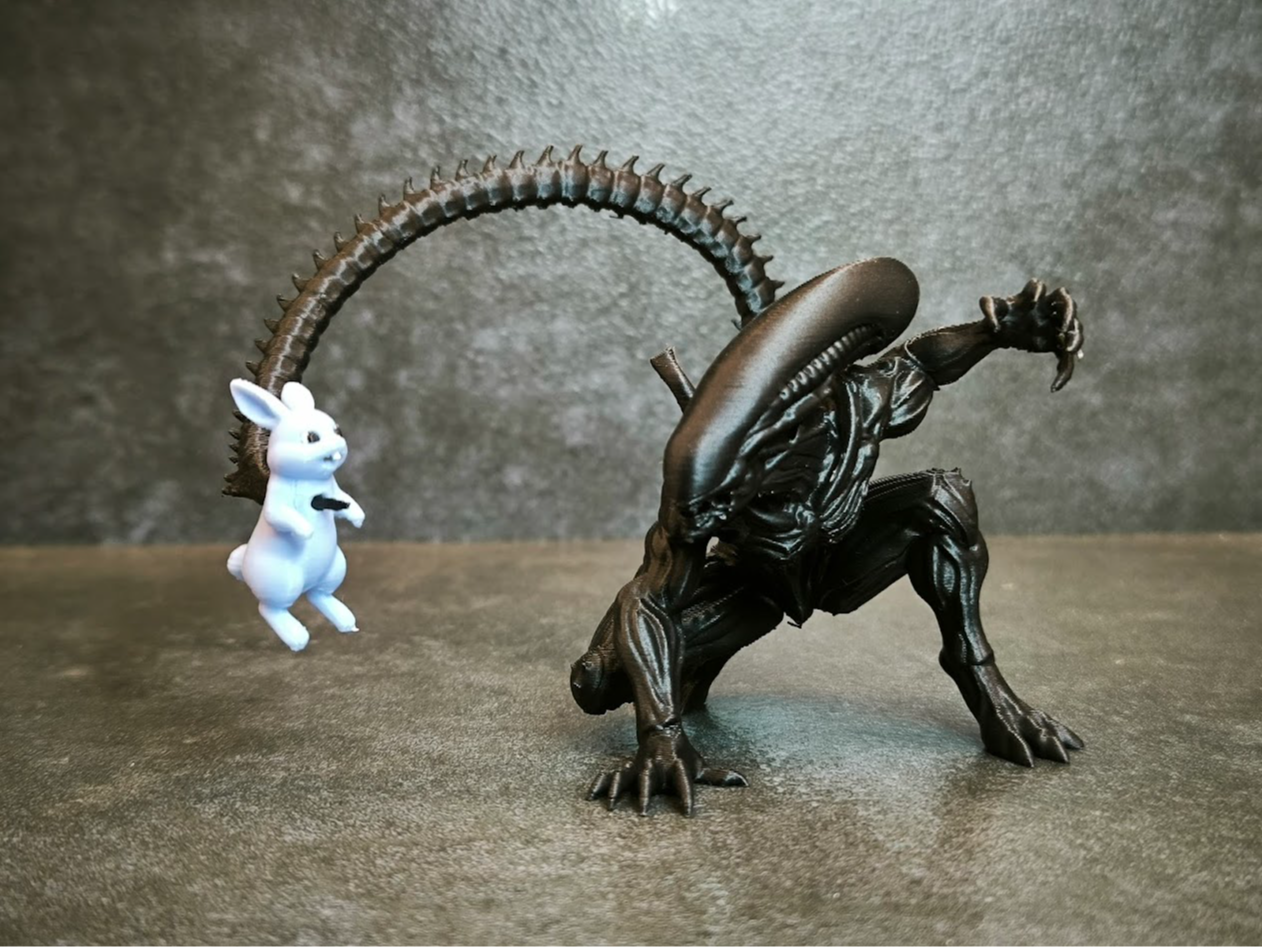 Miniatura 1 do modelo 3D Action Alien
