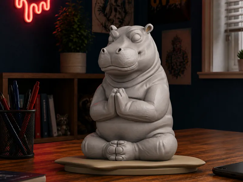 Zen Hippo – Mindful Savana Series