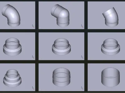 Round ventilation system Ø100мм