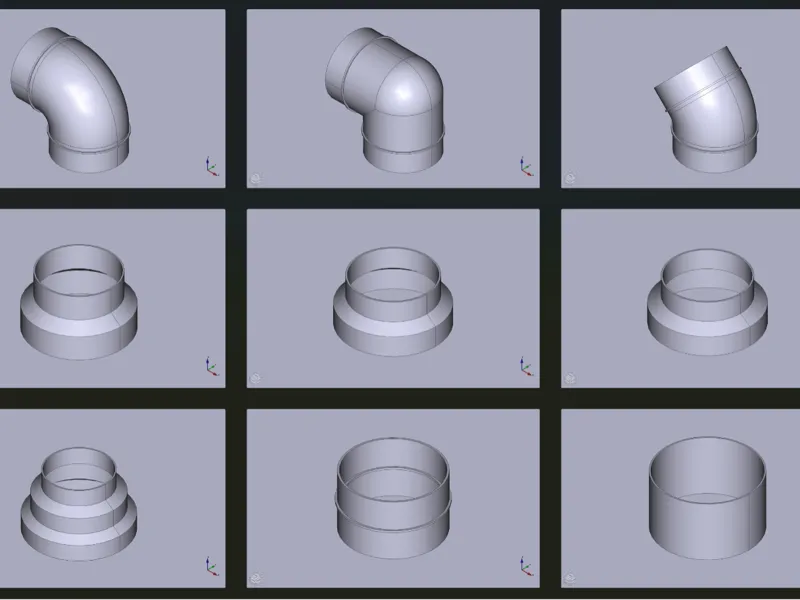 Round ventilation system Ø100мм